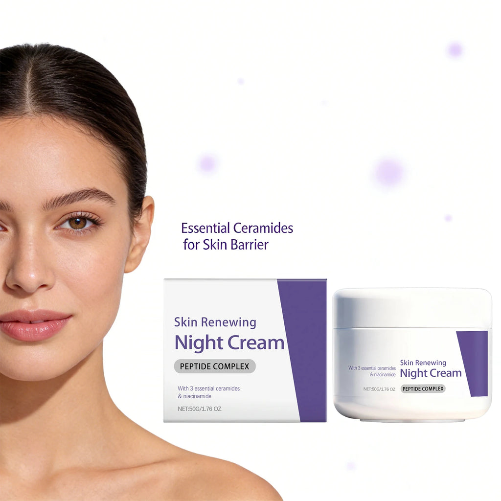 Ceramide Night Cream with Niacinamide – Brightening & Hydrating Night Cream Oasis Select