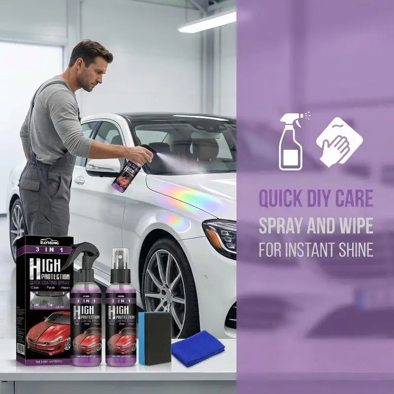 Car Headlight Restoration Spray Clear Vision Formula with UV Protection and Waterproof Sealant for Plastic Glass Oasis Select