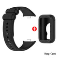 Silicone Strap & Case for Xiaomi Mi Band 8 Pro – Sports Band Smartwatch Strap & Case Oasis Select black