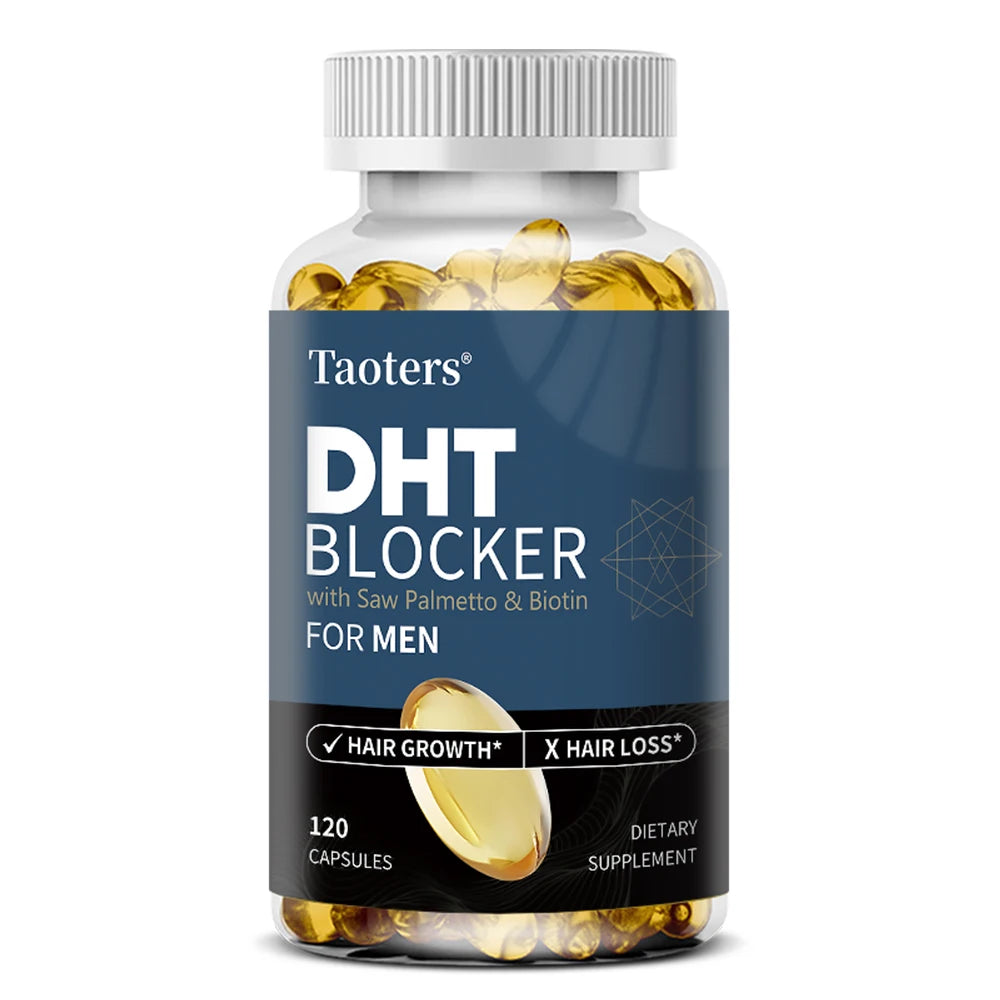 DHT Blocker Hair Growth Supplement – Saw Palmetto & Biotin Hair Growth Supplement Oasis Select 120 count-1 bottle
