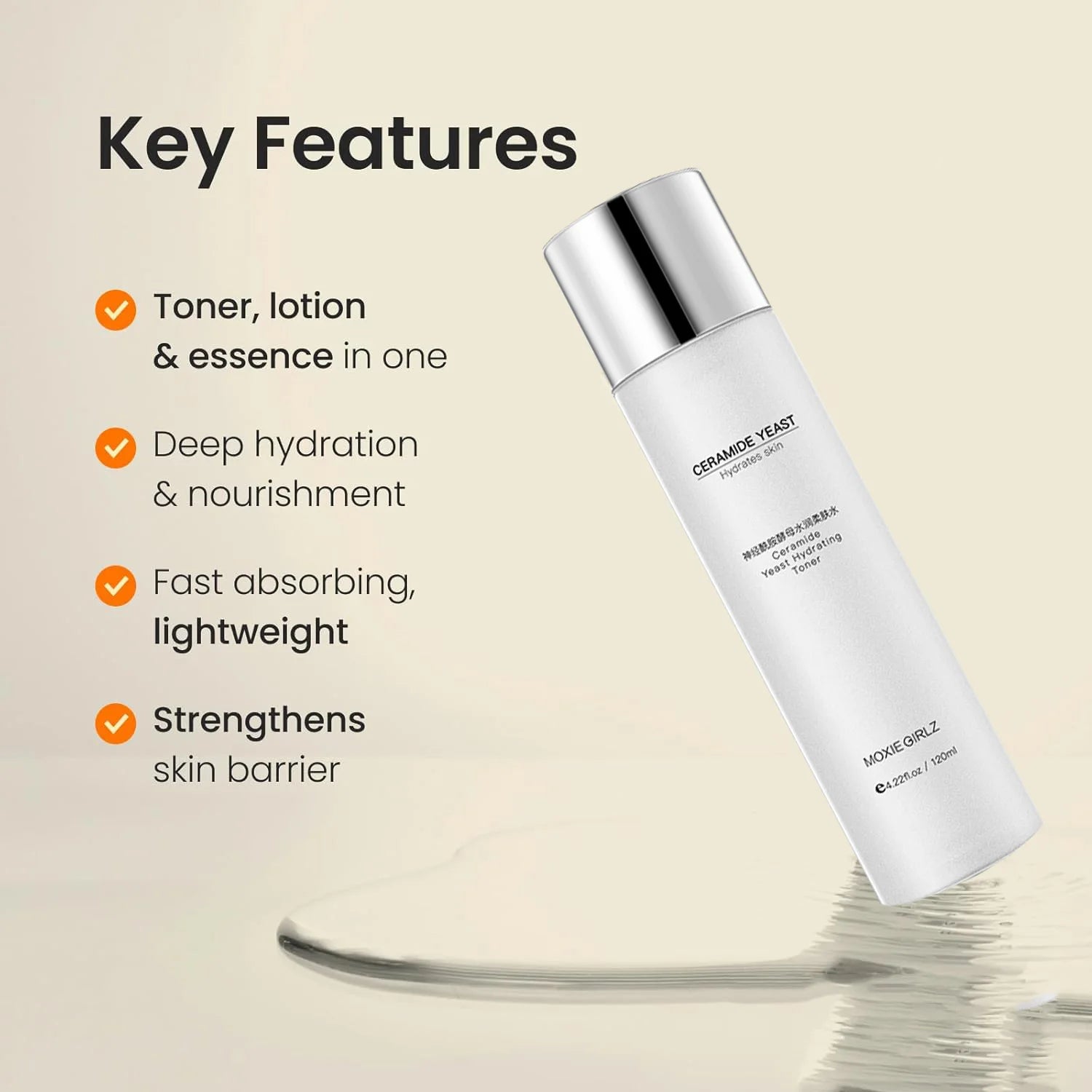 Glow Booster Toner – Ceramide, Propolis & Hyaluronic Acid