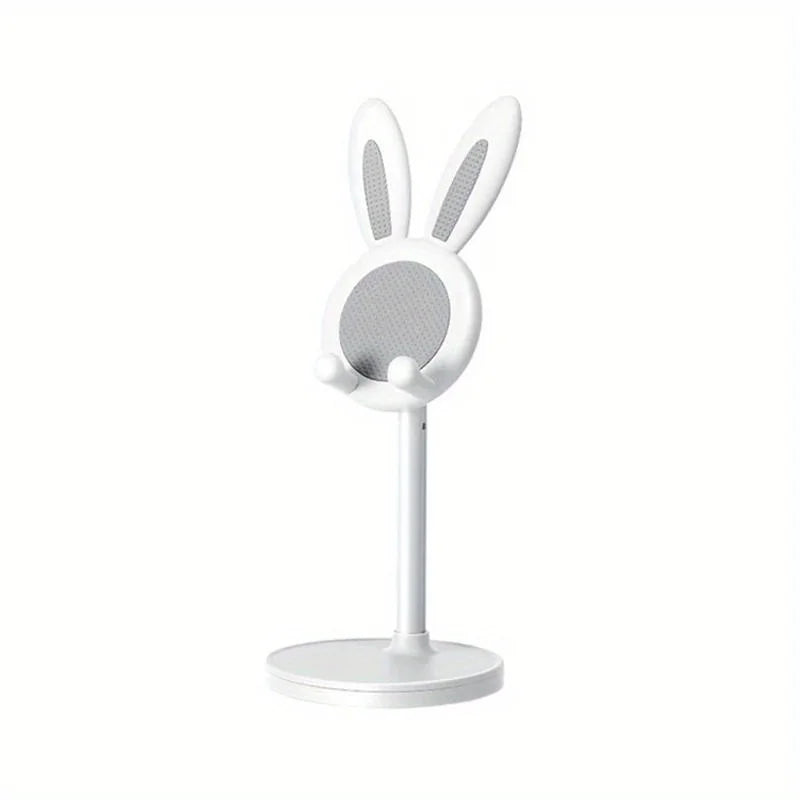 Cute Rabbit Mobile Phone Stand Desktop Can Be Lifted And Adjusted Desktop Lazy Person Selfie Watch Video Music Support Bracket Oasis Select