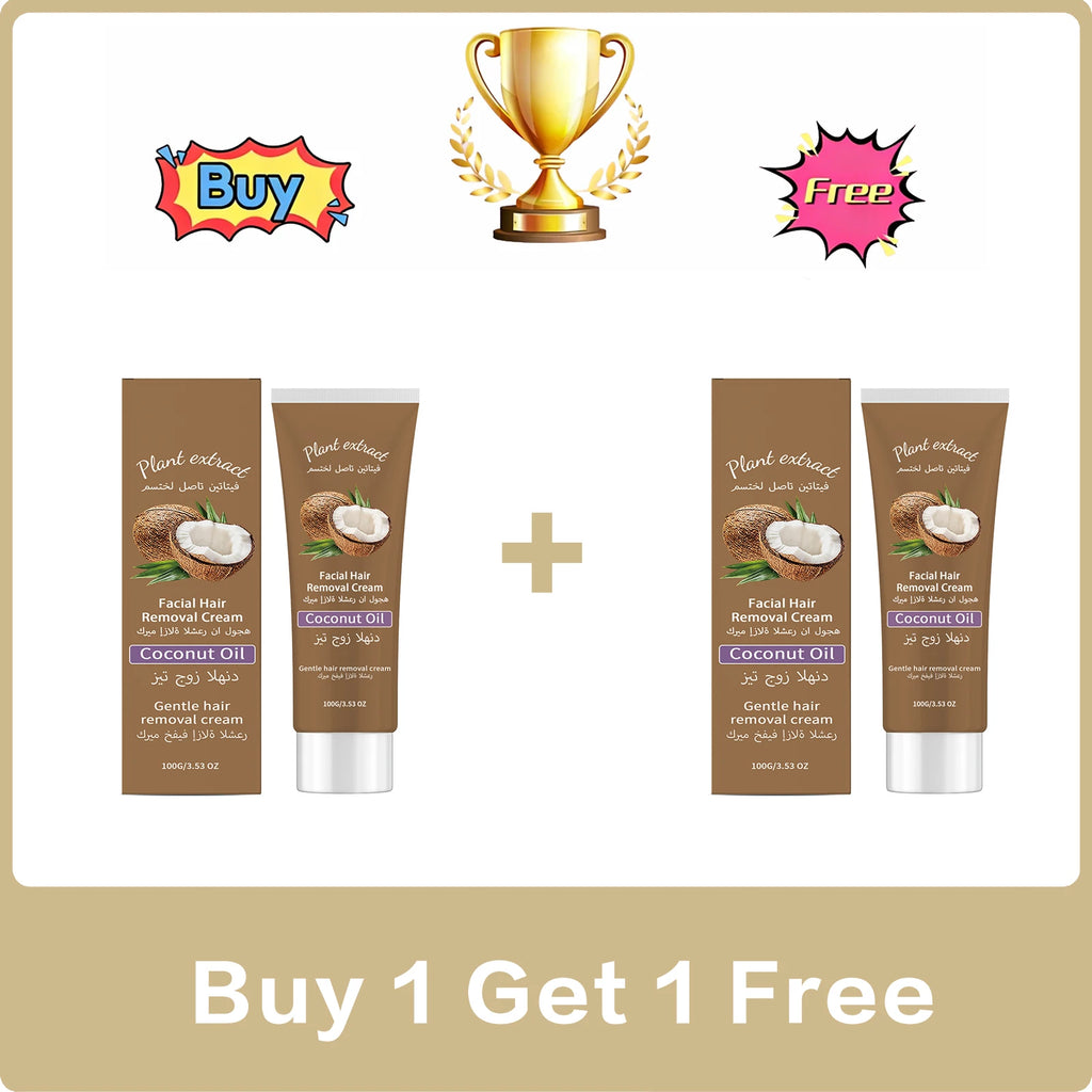 Mild Facial Hair Removal Cream – Smooth Skin, 100g Hair Removal Cream Oasis Select Buy 1 Get 1 Free