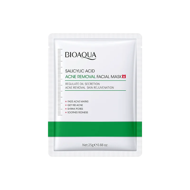 BIOAOUA Salicylic Acid Face Mask – Brightening & Firming 5PCS