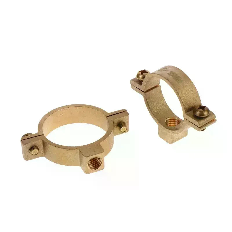 1 Pc 15/22/28/35/40MM Fit OD Tube Brass M10 Pipe Clamp Bracket Support Hanger Fixed Plumbing Water Replacement Parts Oasis Select