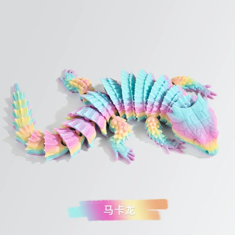 3D Printed Lizards, Home Office and Vehicle Decorations, Landscaping Figurines, Gifts Home Decorative Children's Gift Oasis Select Macaron