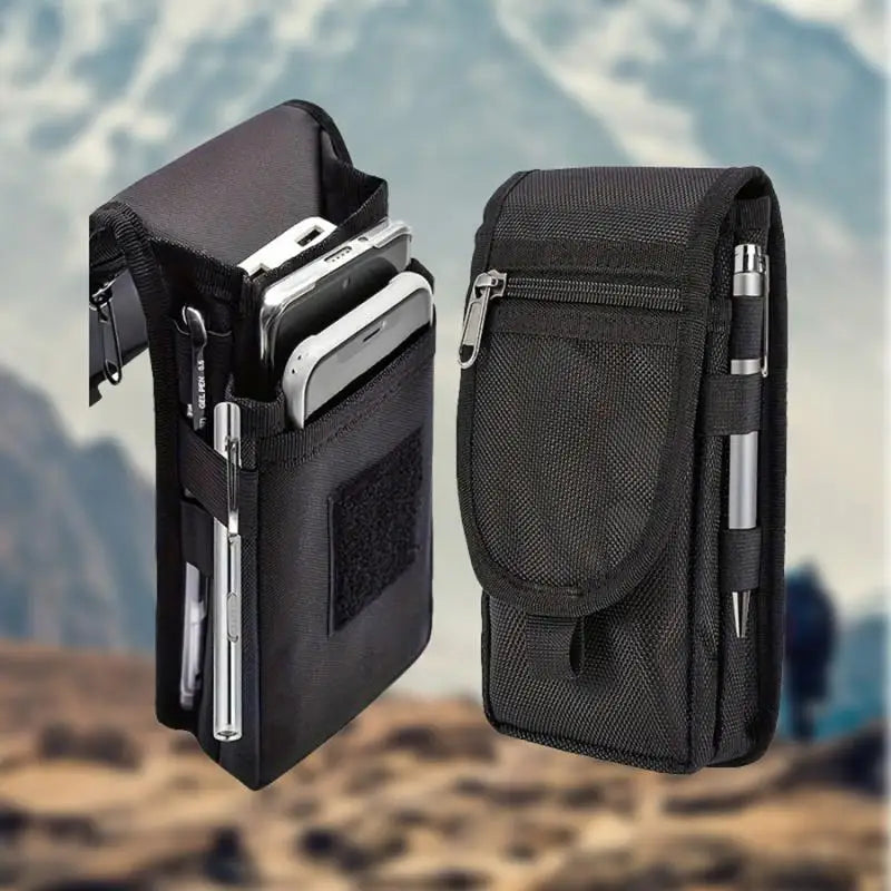 Multi-Purpose Large Screen Mobile Phone Bag Casual Waist Bag Daily Coin Purse Phone Belt Pouch Tactical Molle Phone Pouch Carry Oasis Select