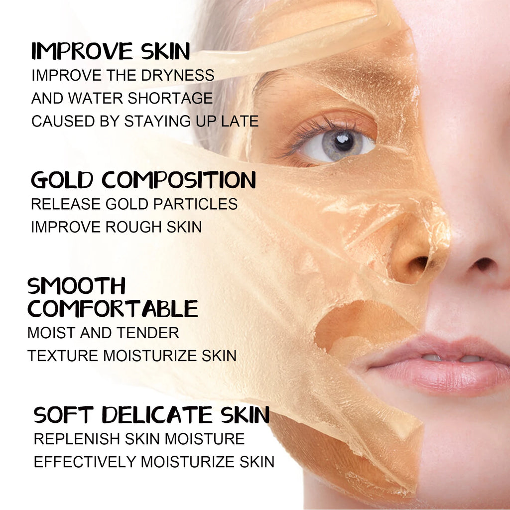 Jaysuing Gold Peel-Off Face Mask – Pores, Firming & Fine Lines Peel-Off Face Mask Oasis Select