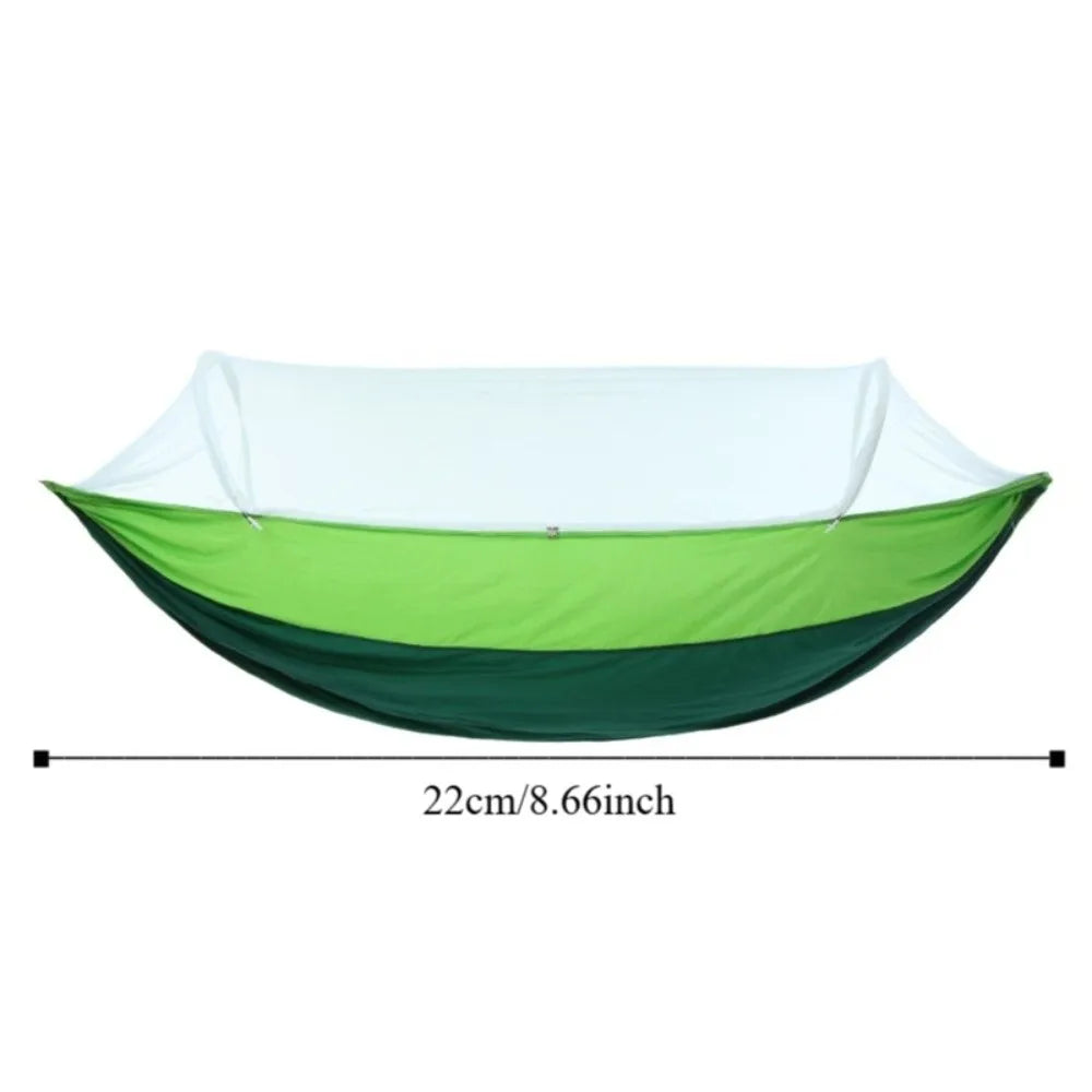Anti-Mosquito Mosquito Net Hammock Ultra-Light Breathable Portable Hammock Anti-Rollover Swing Design Camping Hammock Adult Use Oasis Select