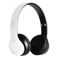 P47 Wireless Headphones Bluetooth 5.0 Earphones Foldable HIFI Stereo Bass for Music Gaming Kid Girl Earphone for Smartphone Oasis Select White