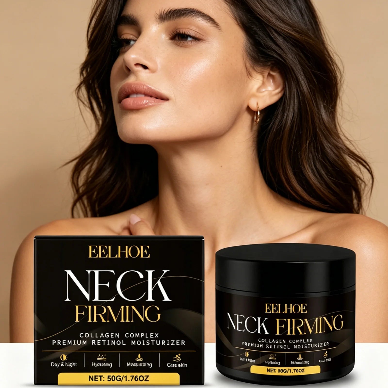 EELHOE Neck & Face Firming Cream – Anti-Wrinkle, Skin Tightening Neck Firming Cream Oasis Select
