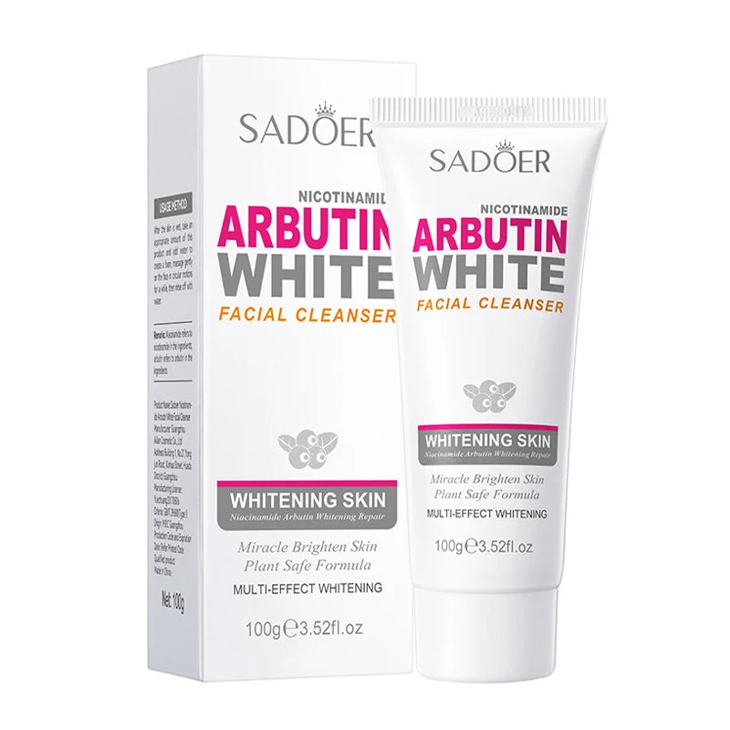 SADOER Niacinamide Arbutin Facial Cleanser – Oil Control Foam Facial Foam Cleanser Oasis Select