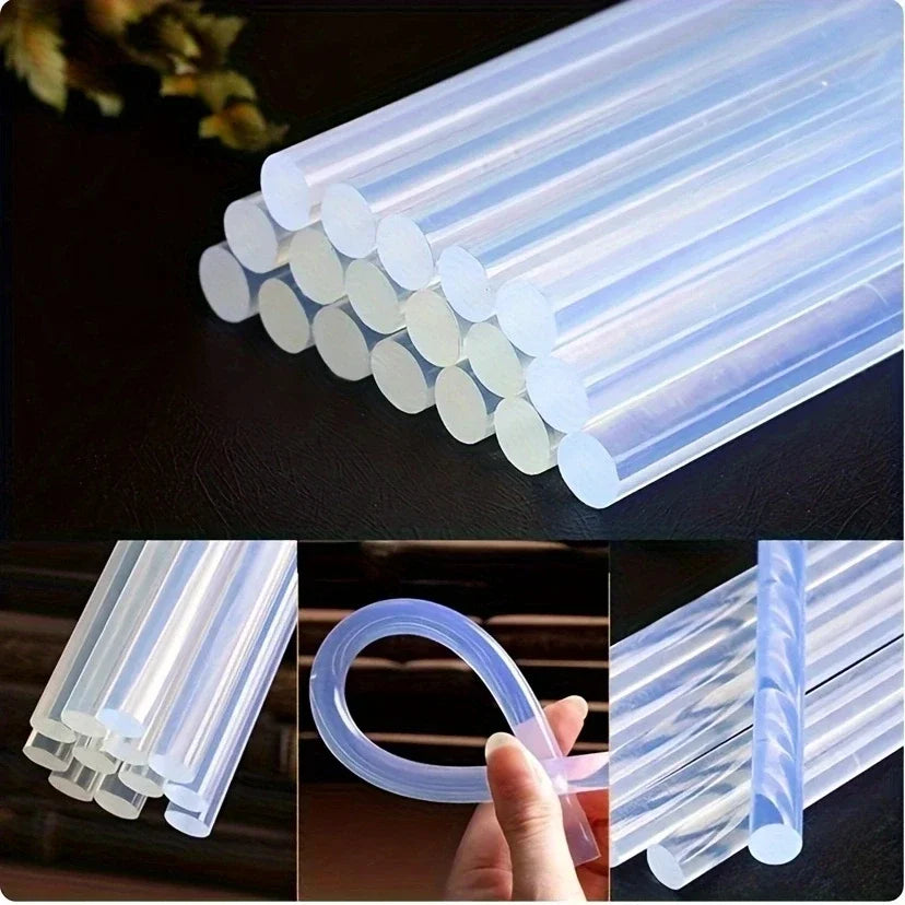7/11mm *150mm 10pc Hot Melt Glue Sticks, Mini Size Glue Gun Sticks, For Glue Gun DIY Art Craft, General Repairs Home Decoration Oasis Select 150mm 11mm