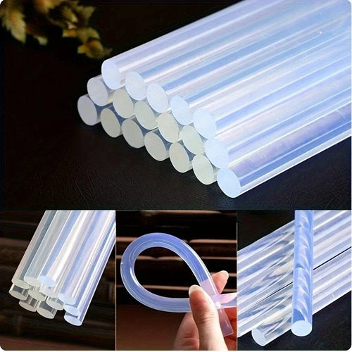 7/11mm *150mm 10pc Hot Melt Glue Sticks, Mini Size Glue Gun Sticks, For Glue Gun DIY Art Craft, General Repairs Home Decoration Oasis Select 150mm 11mm