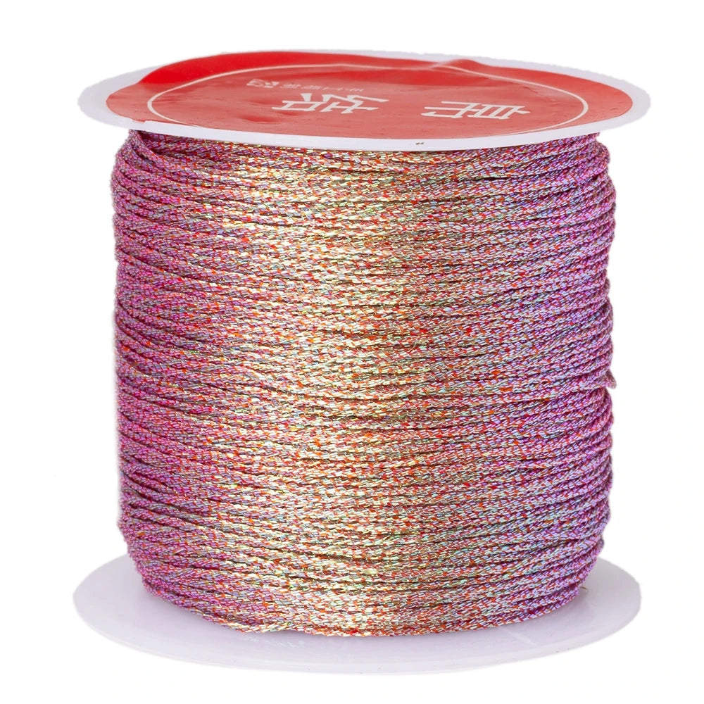50m/0.4mm Nylon Cord Rope Beading DIY Handmade Necklaces Bracelets Jewelry Making Supplies Sewing Thread Cord Material Crafts Oasis Select 57 0.4mmX50m