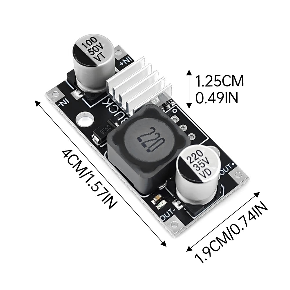 DC6-40V to 3.3V/5V/9V/12V/24V DC-DC Buck Converter Adjustable Step Down Power Supply Module Stabilized Power Supply Module 3A Oasis Select