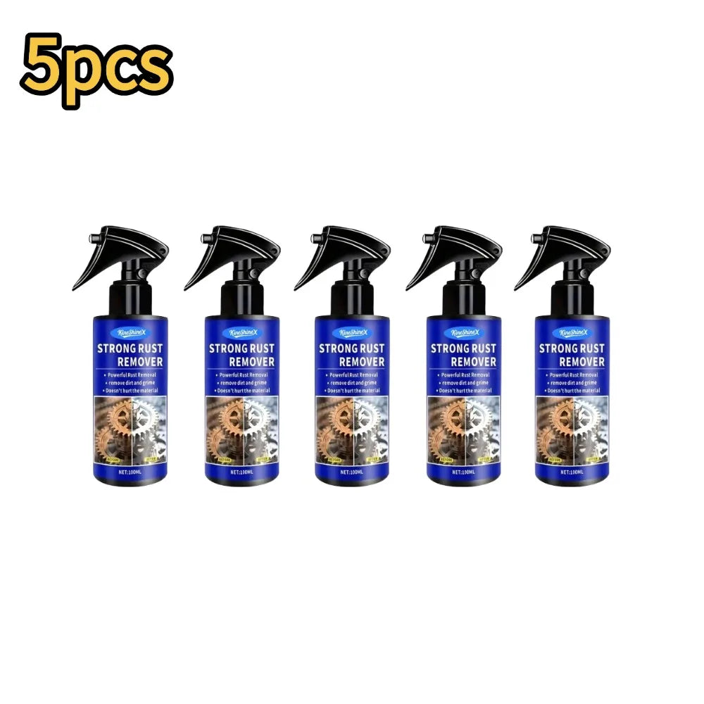 Car Rust Remover Auto Exhaust Pipe Rust Derusting Spray Quickly Car Wheel Hub Care Clean Metal Iron Prowder Stain Removal Agent Oasis Select 5pcs