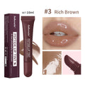 10ml Mirror Lip Glaze Moisturizes Jelly Lip Oil Makeup Color Lasting Water Light Glass Lip Oil Remove Line Lip Protection Serum Oasis Select 3brown
