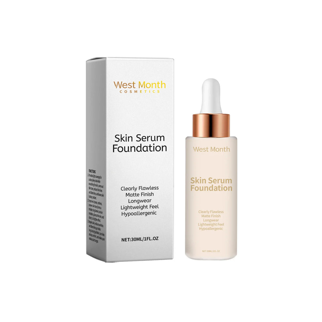 Moisturizing Liquid Foundation Even Skin Tone Cover Defects Brightening Skin Long Lasting Hydration Waterproof Makeup Cosmetics Oasis Select 30ml boxed