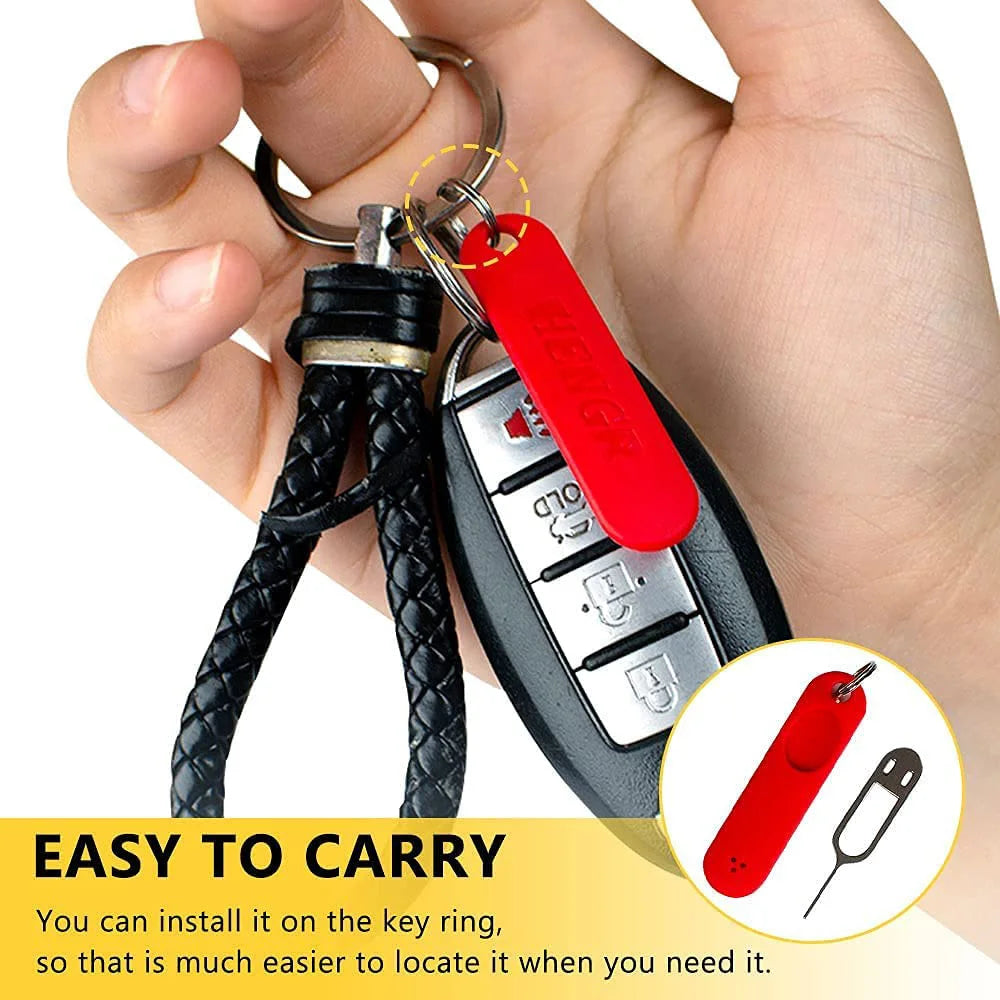 LIKE WISH 6Pcs SIM Card Removal Tool-Sim Card Tray Pin Eject Removal Tool Needle Opener Ejector,With Removable Key Chain Oasis Select
