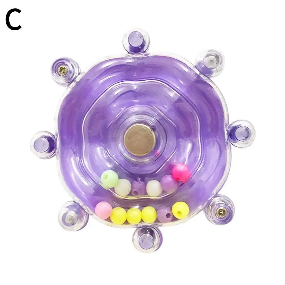 Parrot Wheel Parrot Interactive Toy Bird Turntable Hang Toys Sounding Ball Toys Stand Playing Cage Accessories Pet Supplies Bird Oasis Select purple