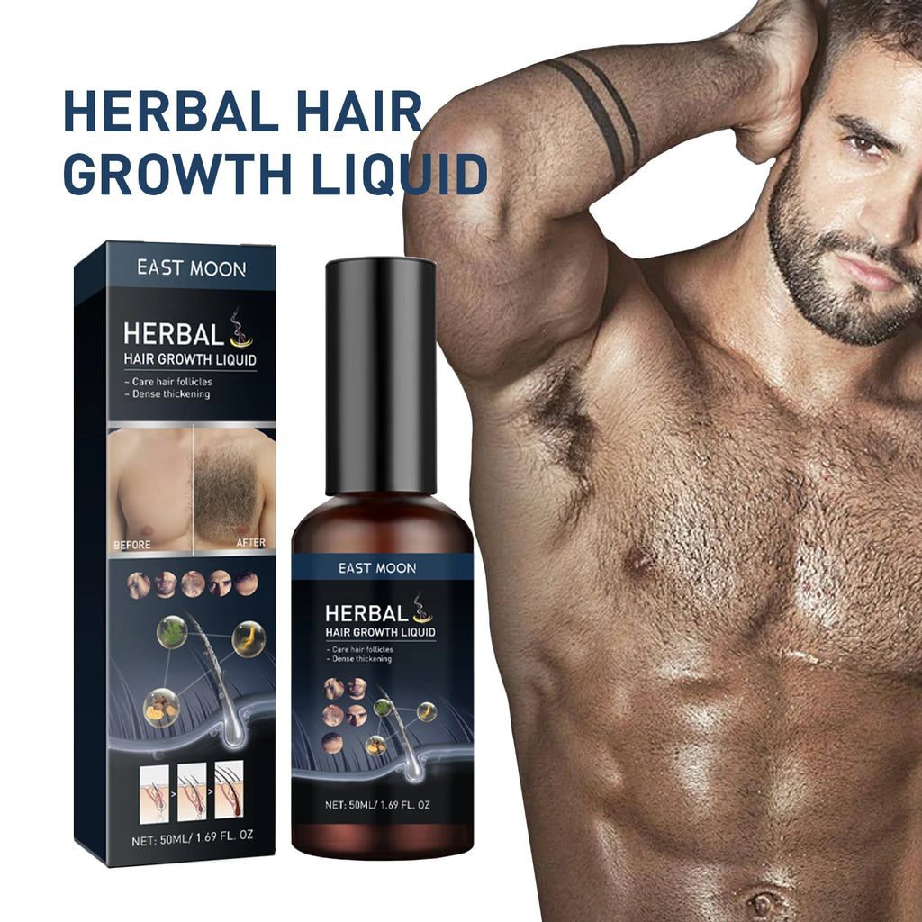 Men's Beard & Hair Growth Essential Oil – Nourishing 50ml Hair Growth Oil Oasis Select