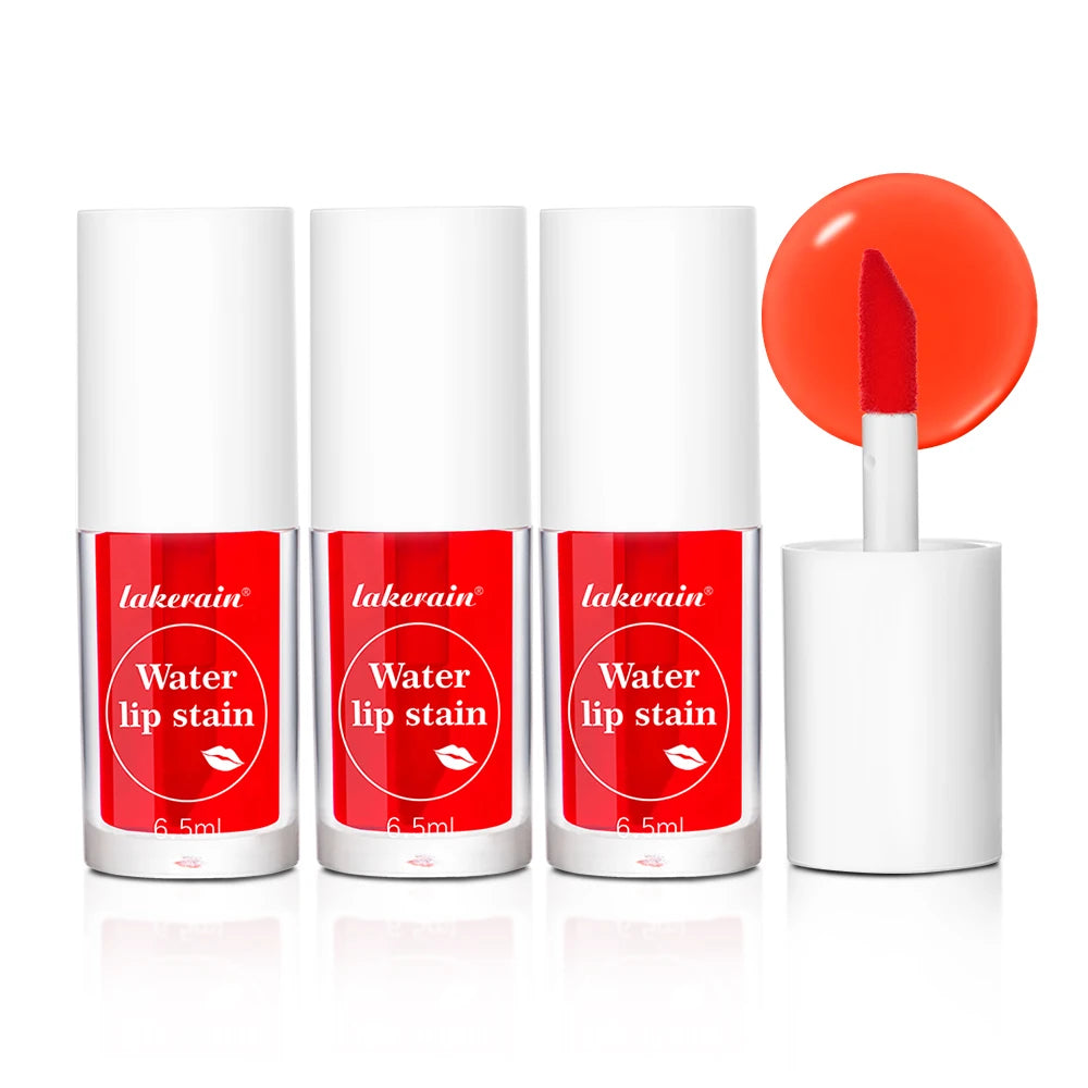 Lakerian Water Lip Stain Moisturizing Lip Glaze Long Lasting Lip Ink Face Lip Dual Purpose Waterproof Liquid Cosmetics Makeup Oasis Select 5x3 piece