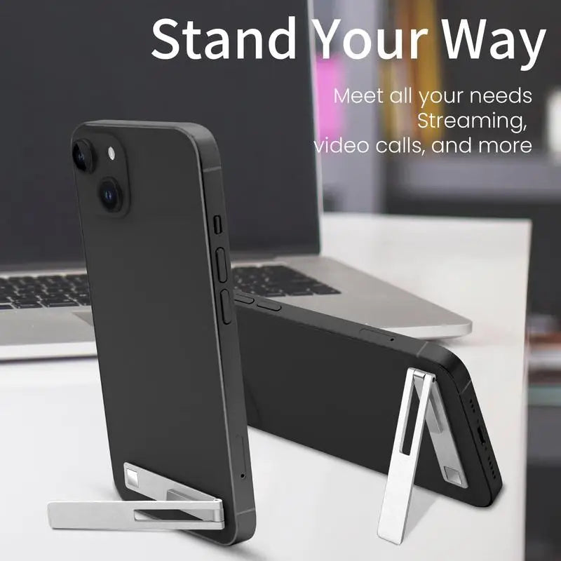 Phone Case Kickstand Multi-angle Cellphone Stand Non-slip Kickstand for Phone Case Vertical Horizontal Foldable Cellphone Holder Oasis Select