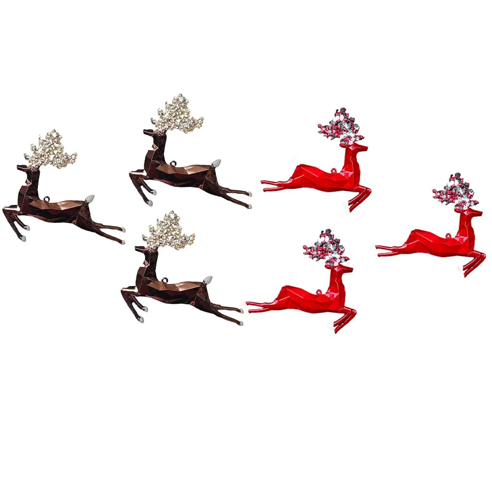 Christmas Elk Pendant Decoration Decor Festive Decorations As Shown Christmas Elk Ornaments Memorable Displays Oasis Select