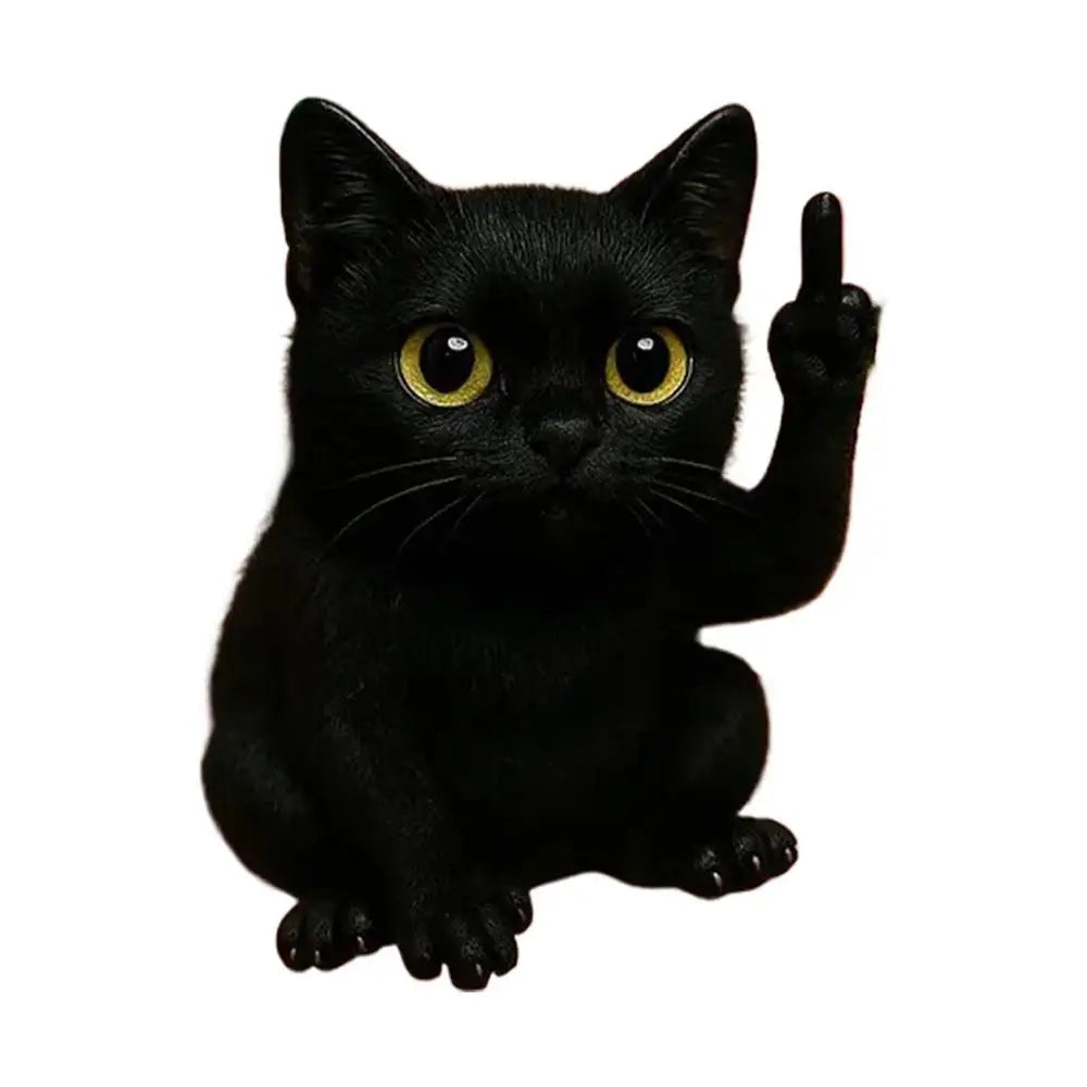 Middle Finger Animal Statue – Funny Mini Resin Figurine