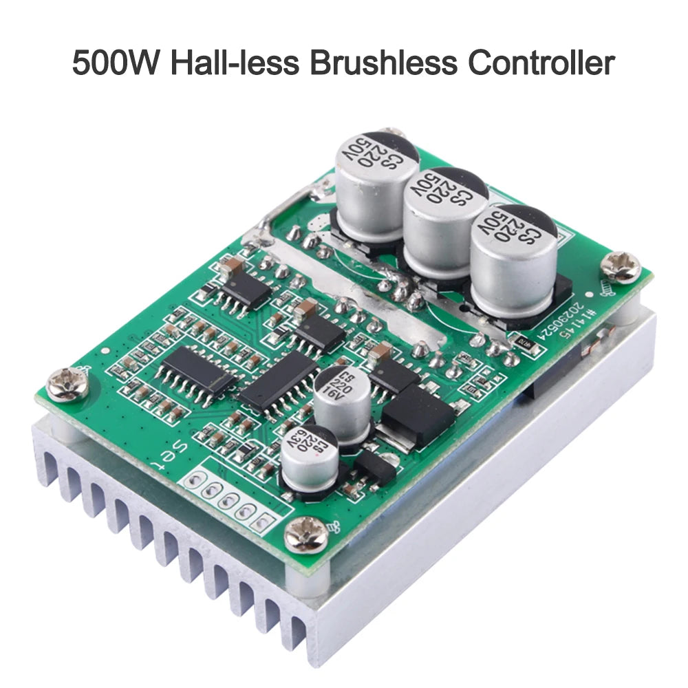 500W Brushless Hall Free Motor Driver Board DC12-36V 15A High Power Foward Reverse Speed Regulator Module Speed Controller Oasis Select