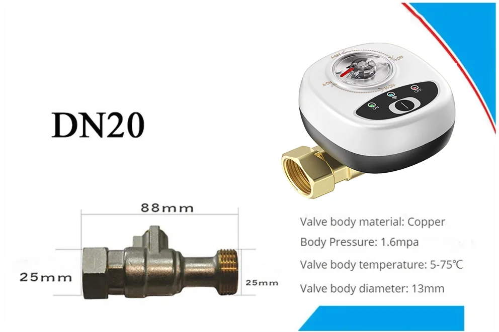 WiFi Smart Ball Valve DN15/DN20/DN25 | Alexa & Google Home Smart WiFi Ball Valve Oasis Select EU DN20 Manual