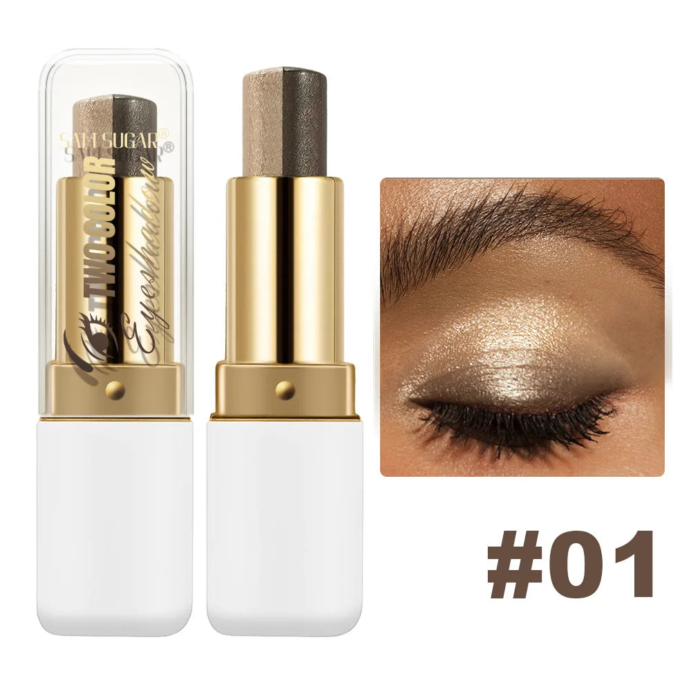SAM SUGAR Two-Tone Eyeshadow Stick – Shimmer, Waterproof