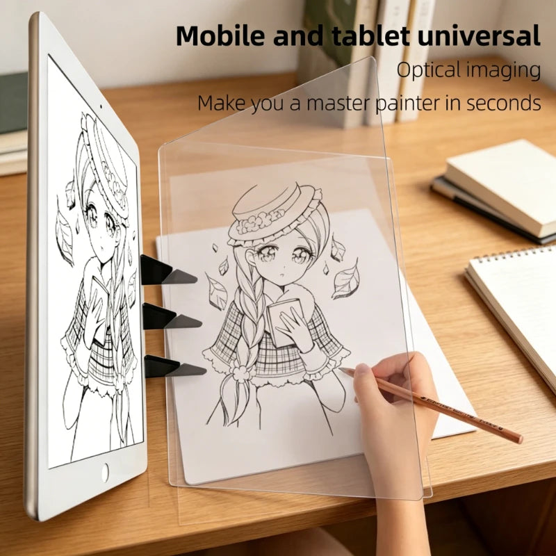 Optical Drawing Board, Portable Tracing Board Sketch Wizard for Image Projection,Easy Painting Artifact Sketching Tool,Kids Toys Oasis Select