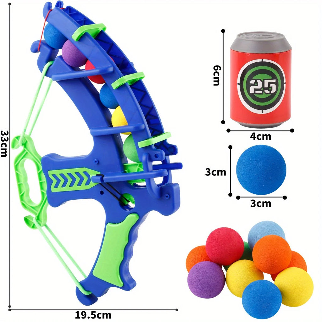 Montessori Throw Sport Slingshot Target Sticky Ball Dartboard Basketball Board Games Kid Soft Bullet Target Practice Outdoor Toy Oasis Select