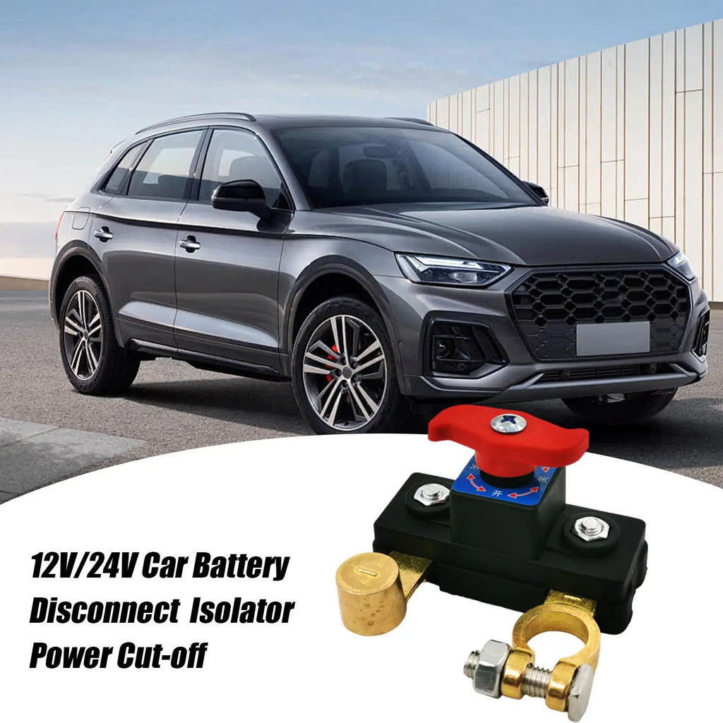Battery Disconnect Control 12V 24V Auto Battery Quick Disconnect Control Power Management Terminal Safety Equipment for Parking Oasis Select