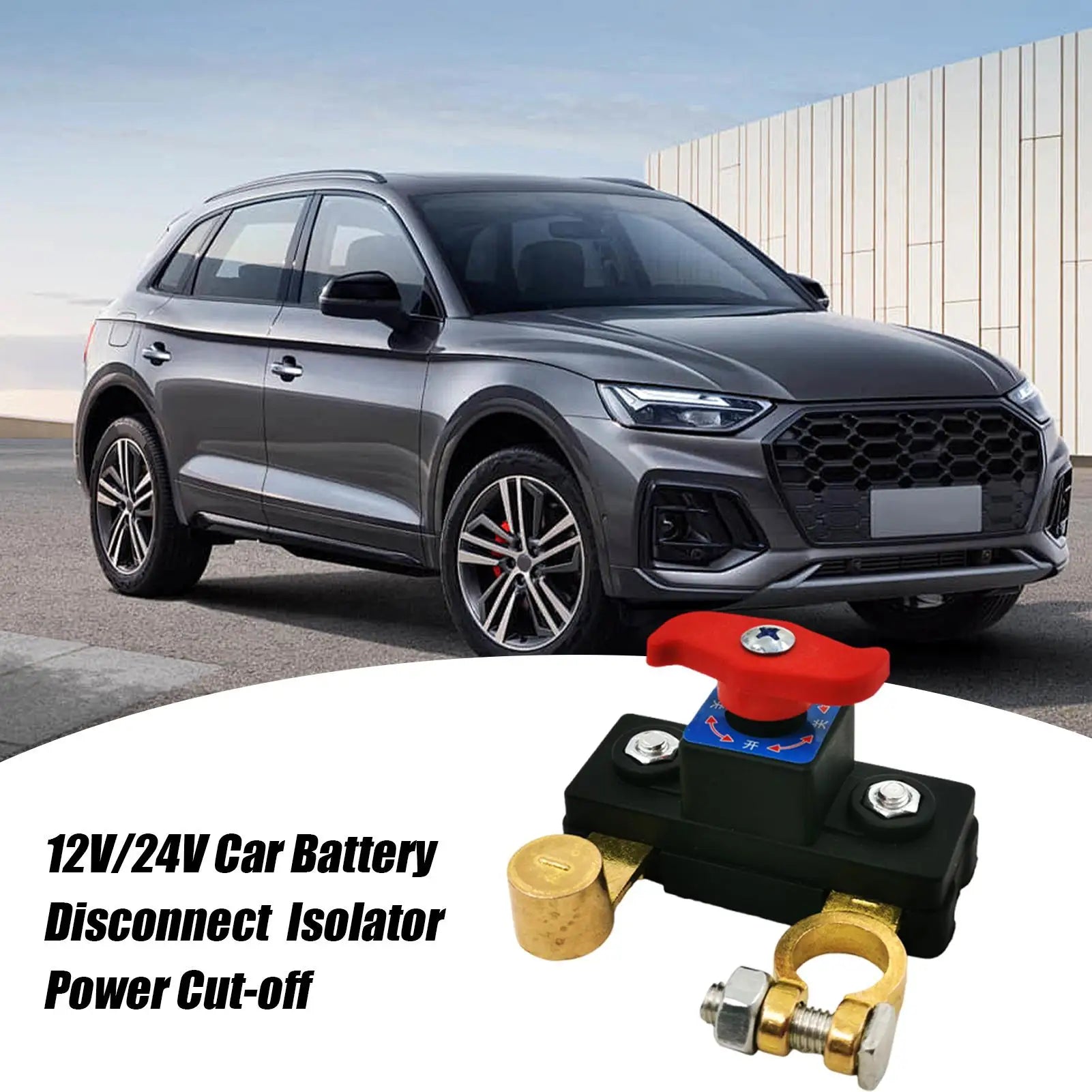 Battery Disconnect Control 12V 24V Auto Battery Quick Disconnect Control Power Management Terminal Safety Equipment for Parking Oasis Select