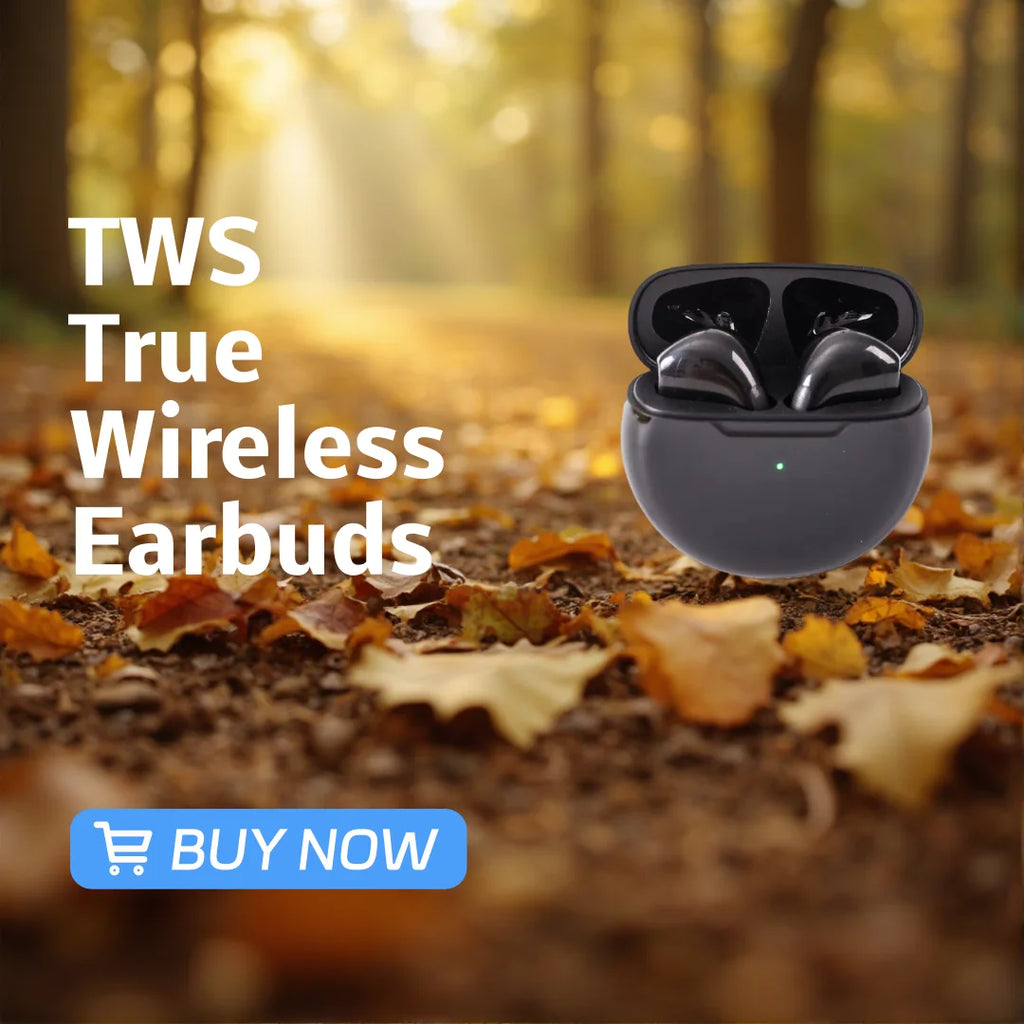 TWS True Wireless Earbuds Half In Ear Bluetooth Headphones Touch Control HiFi Stereo Sport Earphones For Android IOS Oasis Select Black
