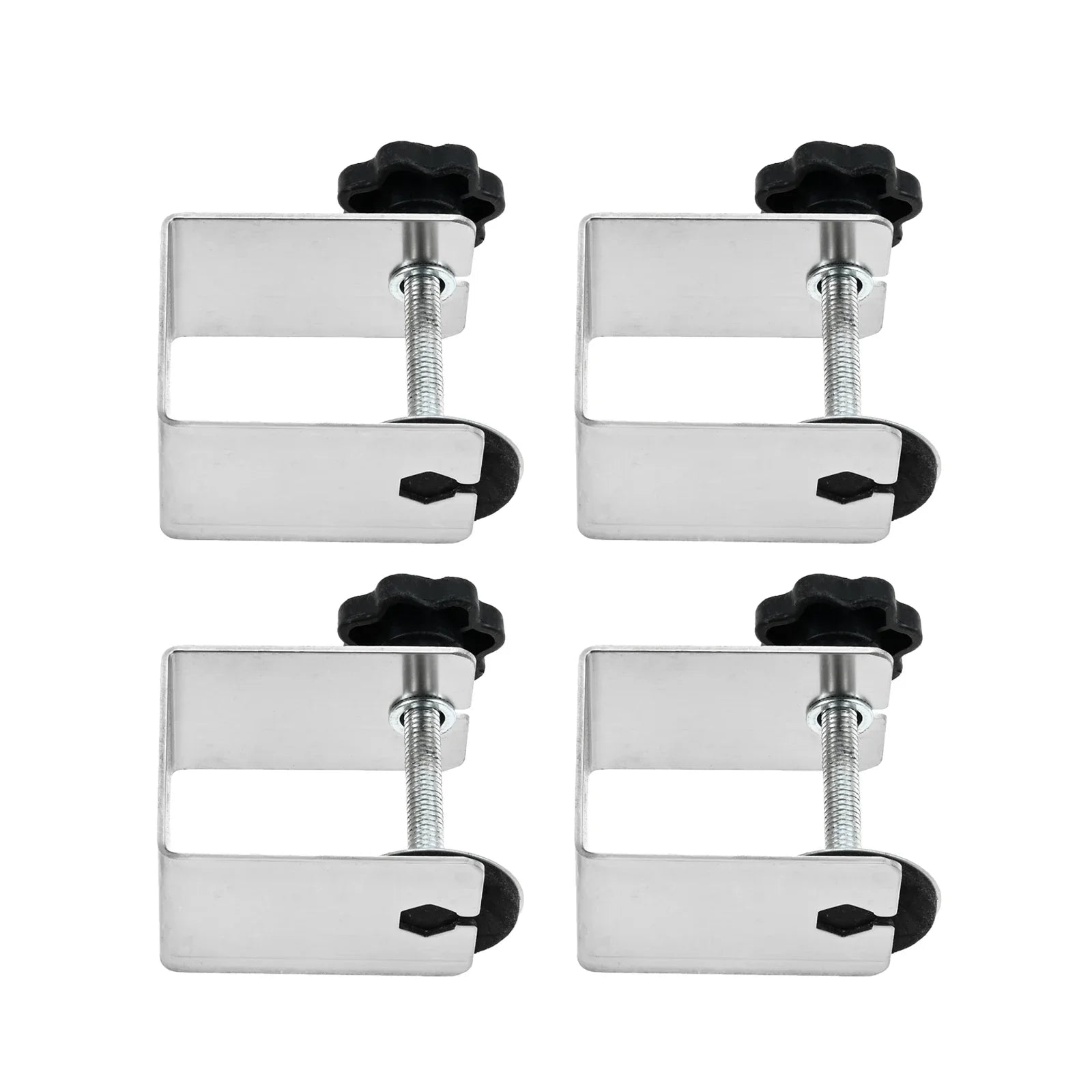 4Pcs Cabinet with Easy Adjustment Adapter Kit Fixing Clip Metal Drawer Front Installation Clamps for Woodworking Craft Repair Oasis Select Default Title