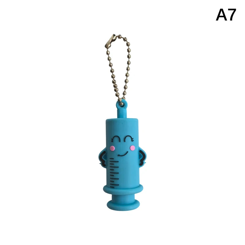 Syringe-Shaped Ampoule Bottle Opener Keychain for Nurses And Doctors Medication Vial Breaker Tool Oasis Select A7