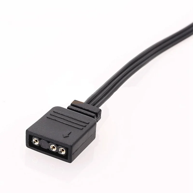 For 4PIN RGB to Standard ARGB 3-Pin 5V Adapter Connector RGB Cable 25cm Oasis Select