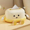 Creative Napkin Dispenser Tissue Case With Spring Structure Fashionable Napkin Dispenser Bathroom Paper Towel Stand Elegant Oasis Select Sitting posture