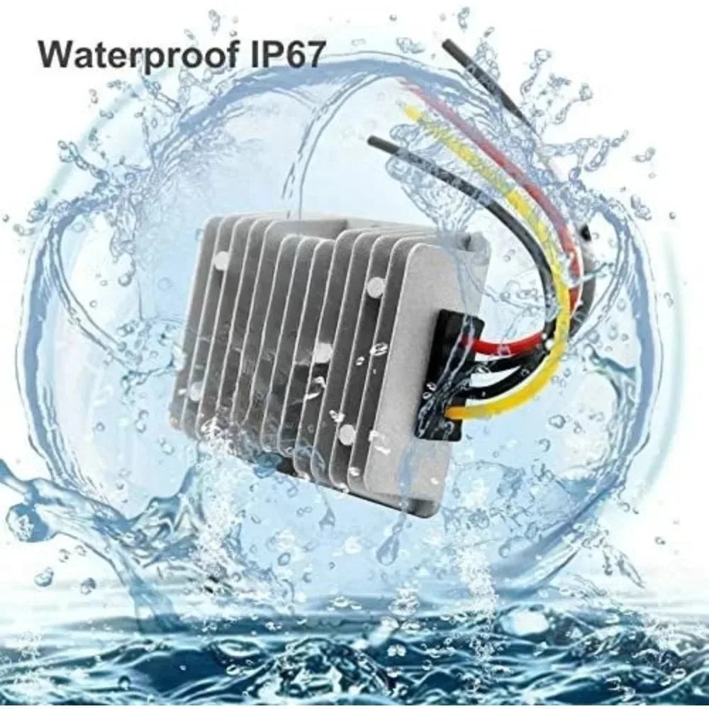 DC to DC 24V to 12V 10A 120W Step Down Voltage Regulator Buck Converter Output Power Converter Module High Conversion Efficiency Oasis Select