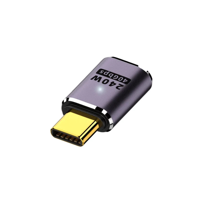 PD 240W 5A USB4.0 40Gbps Thunderbolt3 OTG Adapter 8K @ 60Hz type c USB C to Type-C 48V@5A Fast Charging Converter Data Adapter Oasis Select