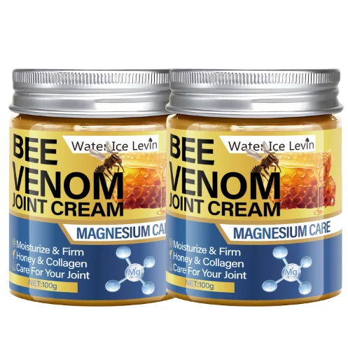 Bee Venom Joint Cream – Magnesium & Honey | Firms & Moisturizes Joint Body Cream Oasis Select Blue 100g