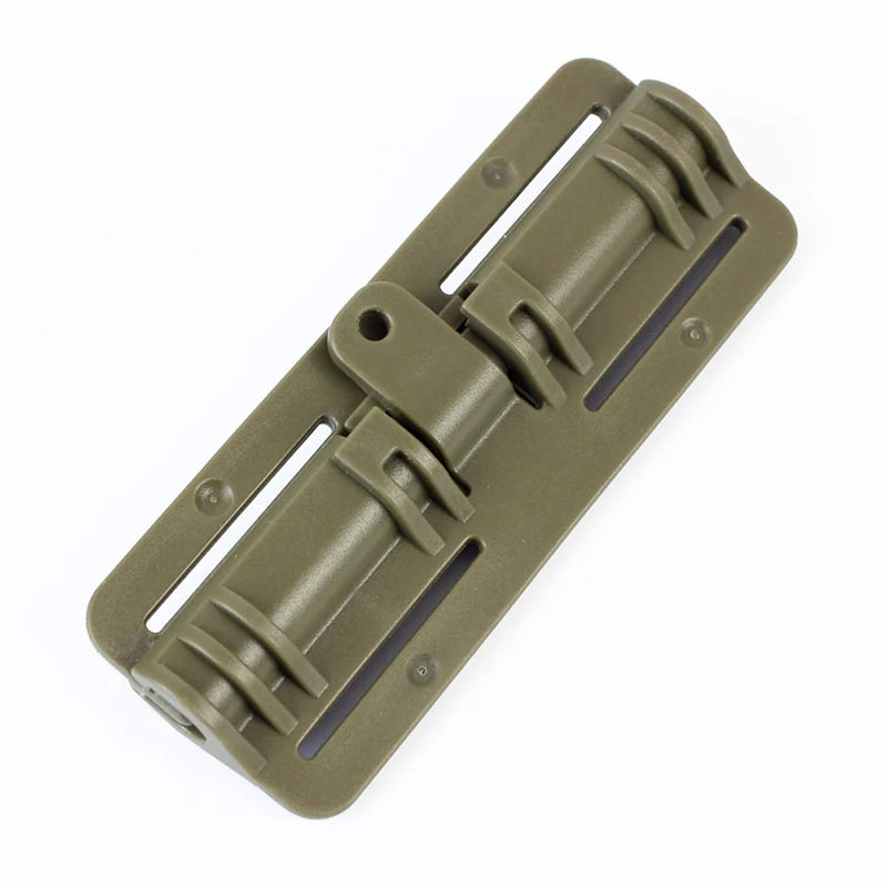 Tactical Vest Quick Release Buckle Slider Tactical Vest Buckle MOLLE Strip Module Strip Plastic Buckle Hinge Oasis Select long Green
