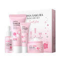 Facial Skin Care Set Skin Cleaning Sakura Skincare Set For Women Girls With Cleanser Toner Face Serum Cream Eye Cream Oasis Select 4pcs set