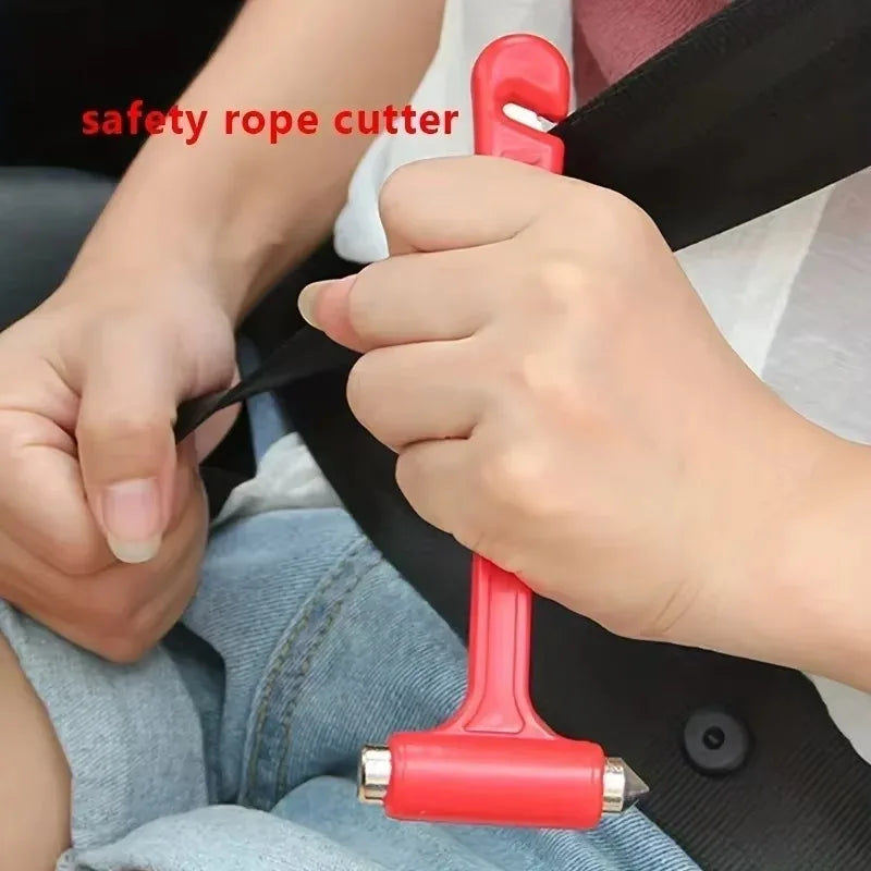 Two-in-One Emergency Car Safety Hammers Seat Belt Cutter Window Breaking Hammer Portable Car Emergent Rescue Escape Tools Oasis Select