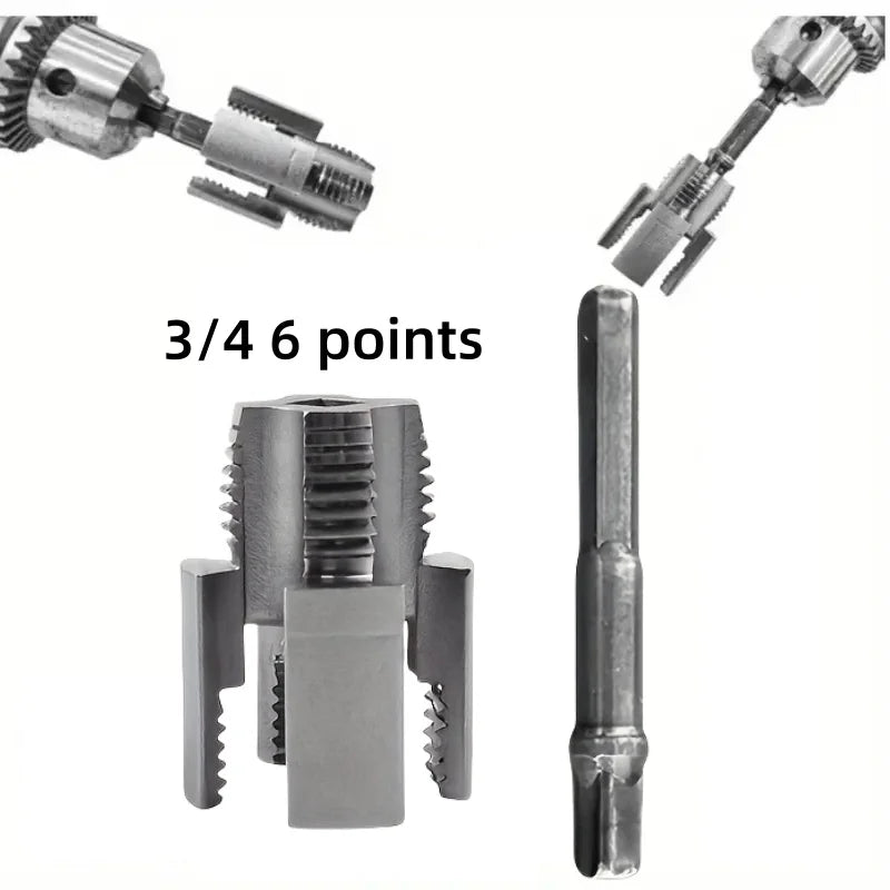 1/2" & 3/4" PPR Water Pipe Tap – Alloy Steel Anti-Corrosion Pipe Fitting Tap Oasis Select 6 points