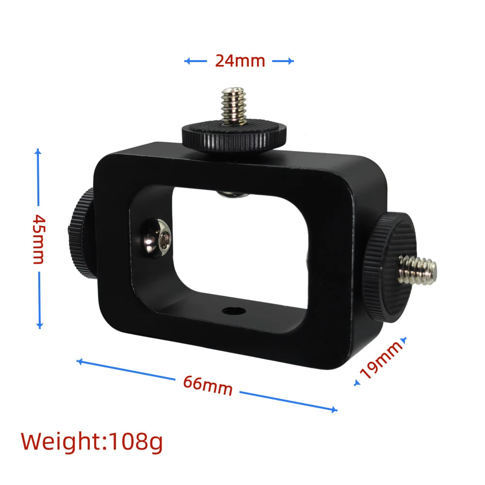 3-Position Flash Bracket Mount 1/4" Screw | GoPro DSLR Action Camera